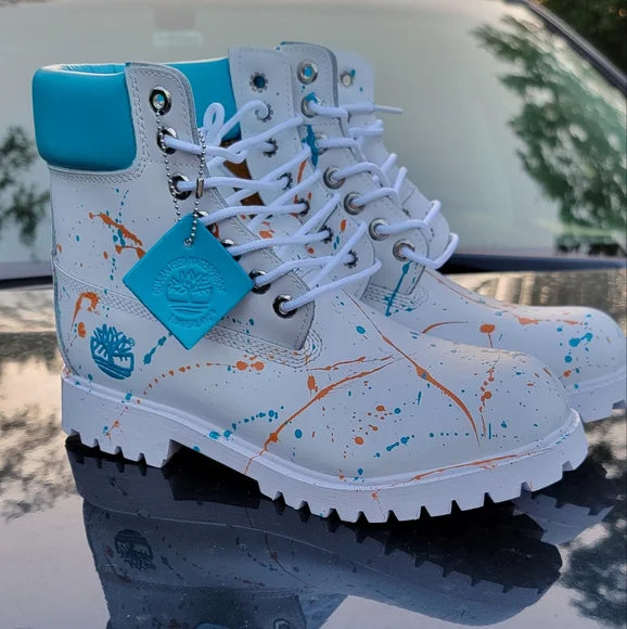 Art-Inspired Custom Timberland Footwear